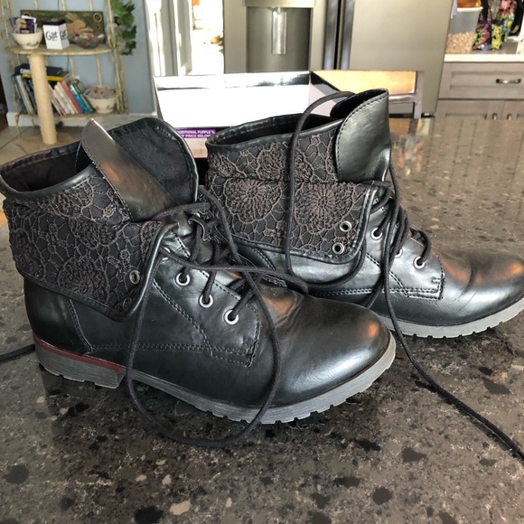 Rock & Candy Shoes - Black bootie boots